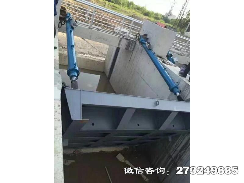 富阳水利自控翻板闸门