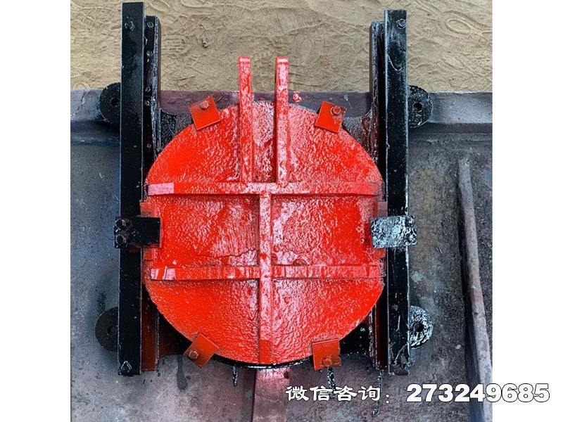 富阳手电两用铸铁镶铜圆闸门